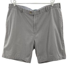 Peter Millar 100% Pima cotton gray shorts 42 9 inch casual vacation golf summer